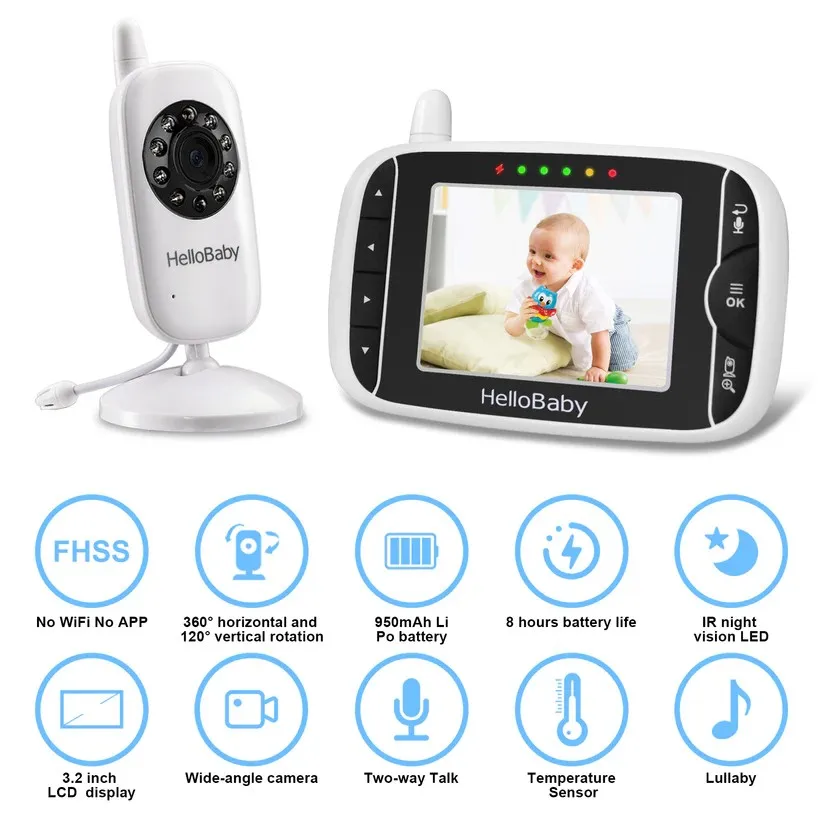 Hello Baby Video Baby Monitor with Camera - Image 4