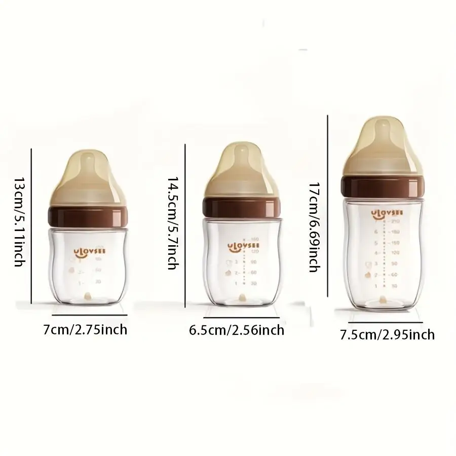 4oz,8oz High Borosilicate Glass Baby Bottles - Image 8