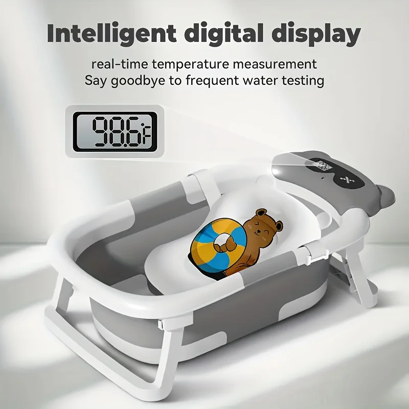 Foldable Baby Bath Set with Temperature Monitor - Image 5