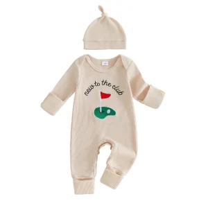 Waffle Knit Knit Long Boy Outfit - Thumbnail Image 9