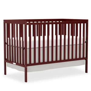 5-in-1 Convertible Baby Crib, Wooden Nursery Crib - Thumbnail Image 2