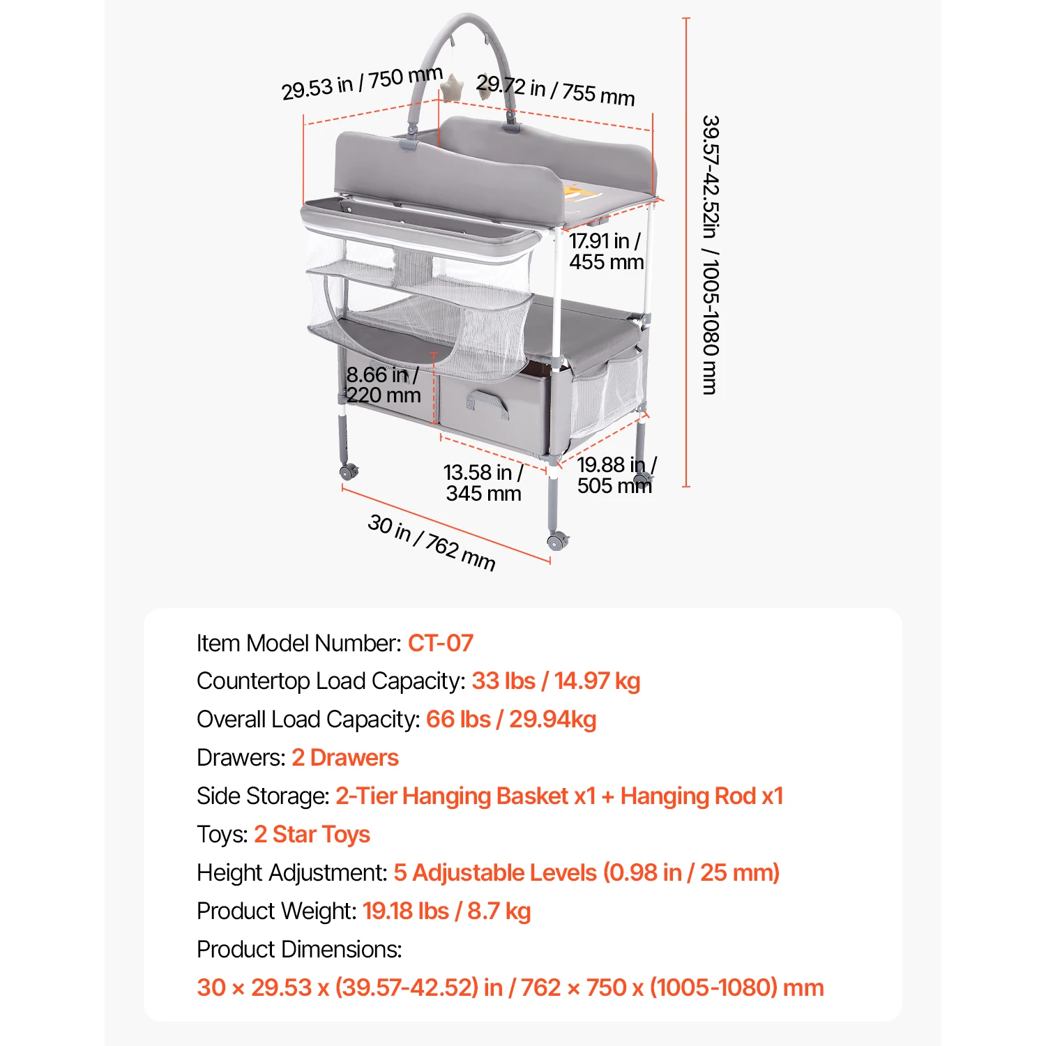 SucceBuy Baby Changing Table - Image 9