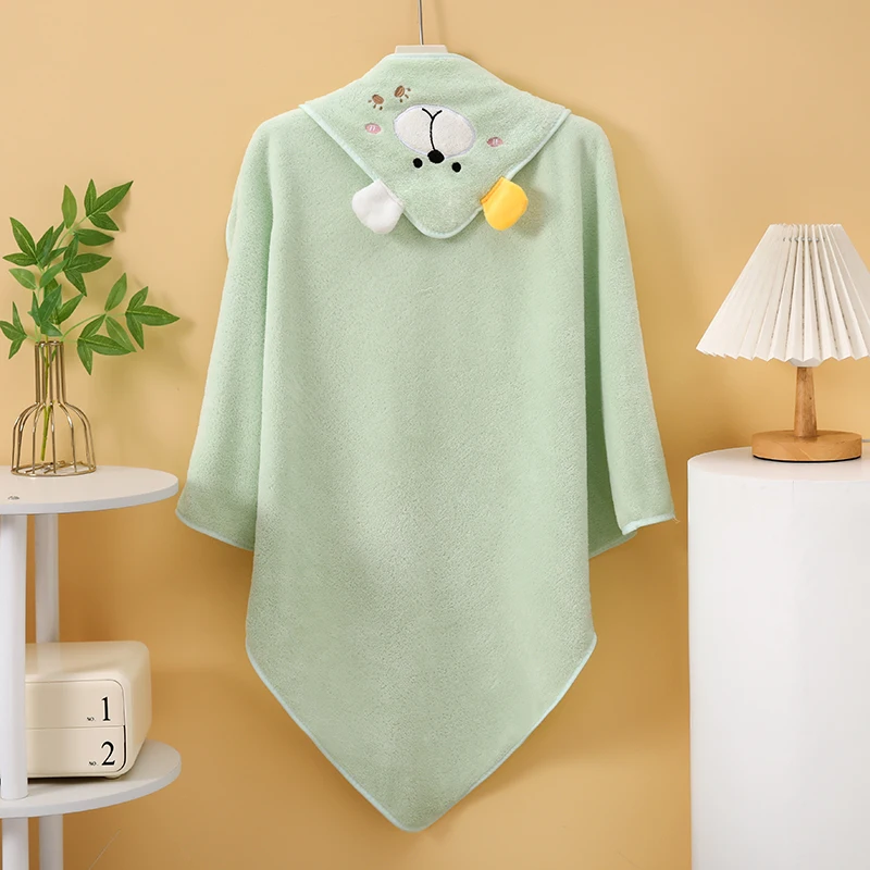 New Coral Fleece Bath Towel for Infants and Children - Image 11